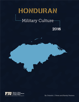 HONDURAN Military Culture