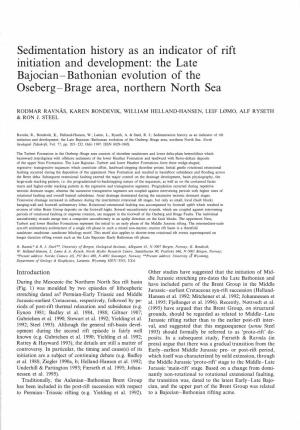 The Late Bajocian-Bathonian Evolution of the Oseberg-Brage Area, Northern North Sea