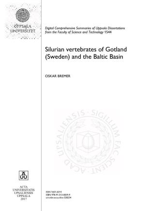 Silurian Vertebrates of Gotland (Sweden) and the Baltic Basin