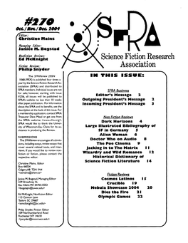 Science Fiction Research Association