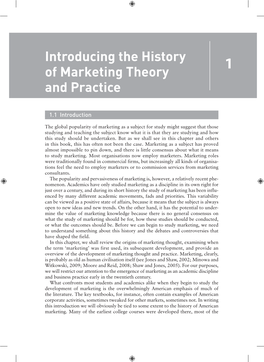 Introducing the History of Marketing Theory and Practice