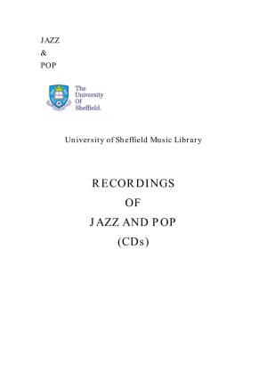 JAZZ and POP (Cds) CD 288 180°
