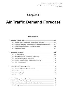 Air Traffic Demand Forecast