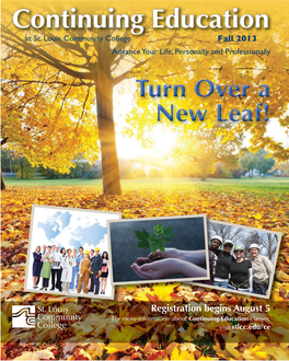 STLCC Continuing Education Fall 2013 Catalog