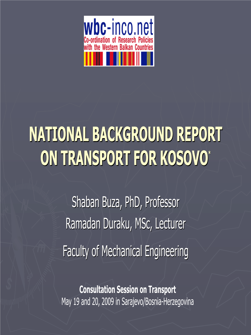 Presentation Transport in Kosovo
