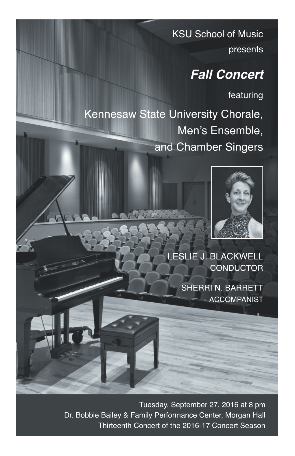 Fall Concert Featuring KSU Chorale, Men's Ensemble and Chamber