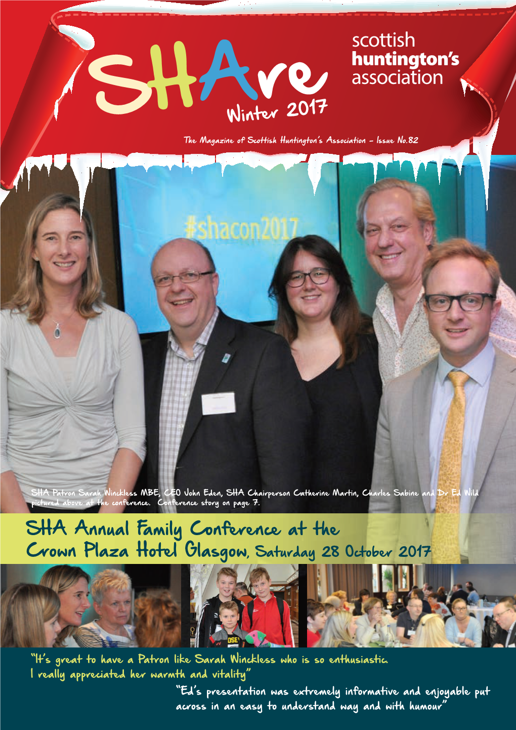 Winter 2017 SHA Annual Family Conference at the Crown Plaza