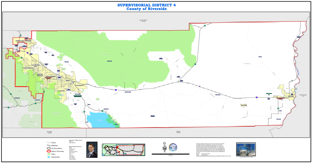 SUPERVISORIAL DISTRICT 4 County of Riverside