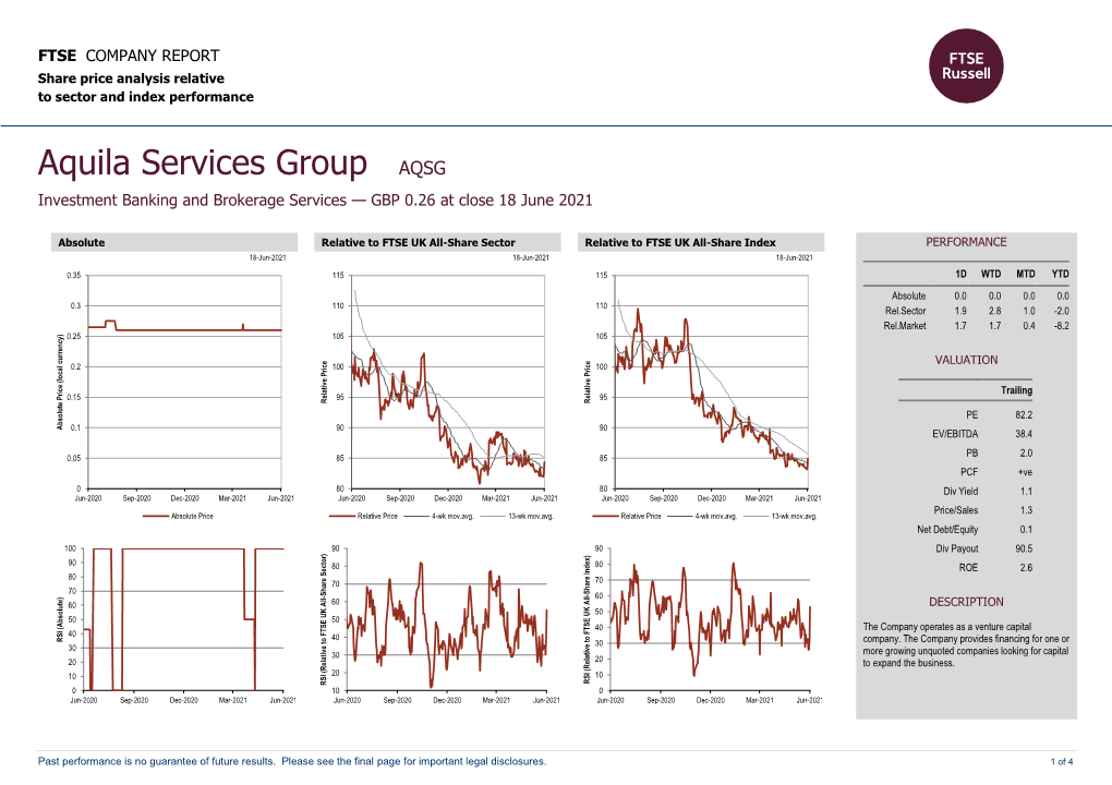 FTSE Factsheet