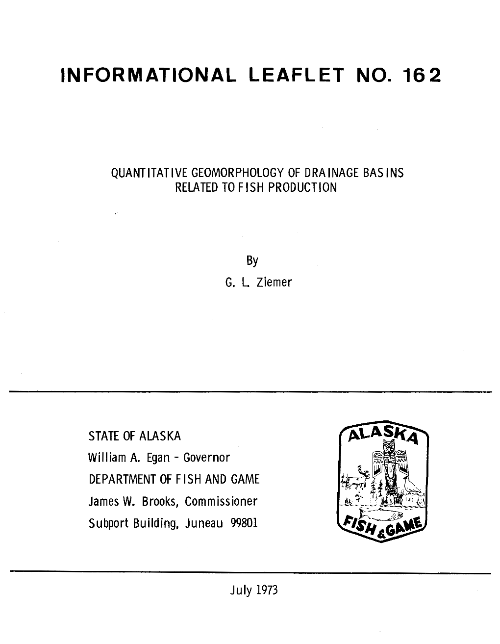 Quantitative Geomorphology of Drainage Basins Related to Fish