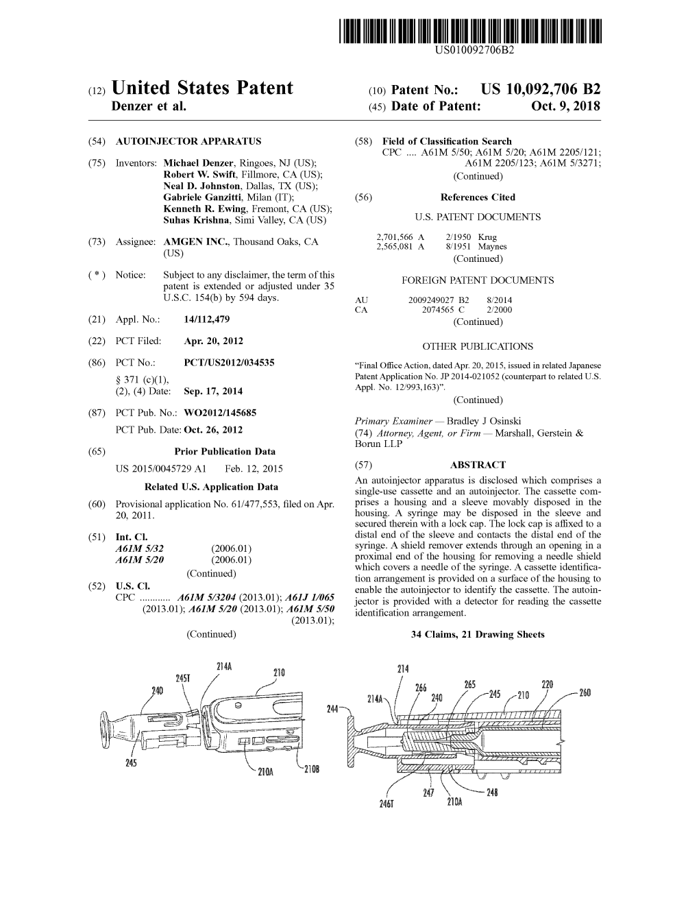 ( 12 ) United States Patent