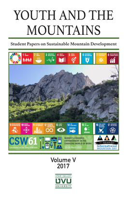 YOUTH and the MOUNTAINS Student Papers on Sustainable Mountain Development
