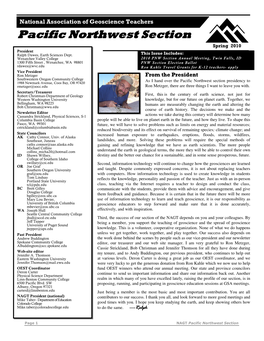 Spring 2010 Newsletter