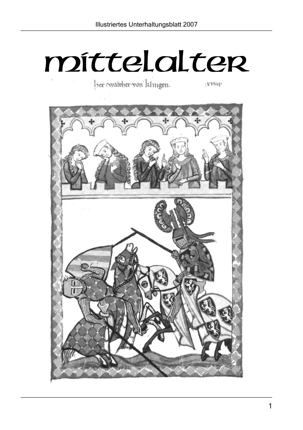 Die Grafen Von Fürstenberg-Haslach 1286-1386