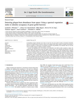 Int J Appl Earth Obs Geoinformation 64 (2018) 249–255