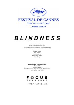 Blindness’ by José Saramago