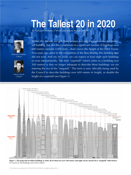 The Tallest 20 in 2020 by Nathaniel Hollister, CTBUH, and Antony Wood, CTBUH