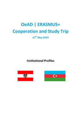 Oead | ERASMUS+ Cooperation and Study Trip 13Th May 2019