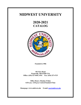Midwest University Main Campus