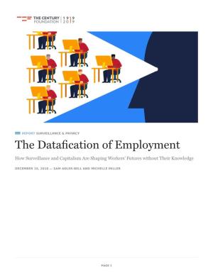 The Datafication of Employment