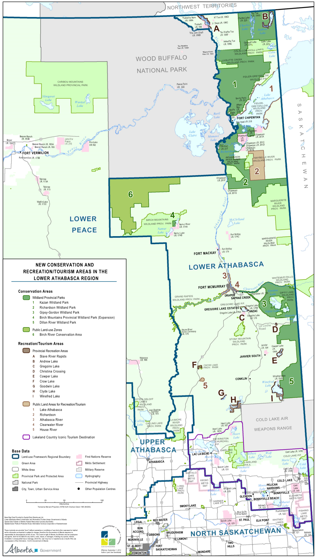 Lower Athabasca Regional Plan 2012-2022 Schedule G