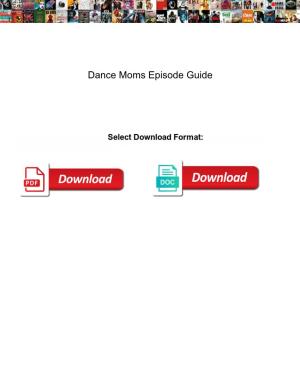 Dance Moms Episode Guide