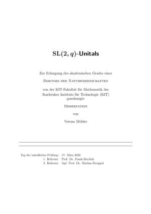 SL(2, Q)-Unitals