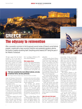 GREECE the Odyssey to Reinvention Photo: Shutterstock / Nick Pavlakis