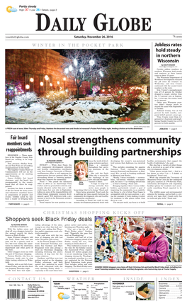 Nosal Strengthens Community Through Building Partnerships