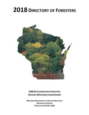 Dnr&Cooperating Foresters Serving Wisconsin Landowners