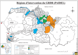 Régions D'intervention Du GRDR (PAIDEL)