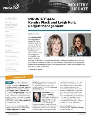 INDUSTRY Q&A: Kendra Flack and Leigh Holt, Redjett Management