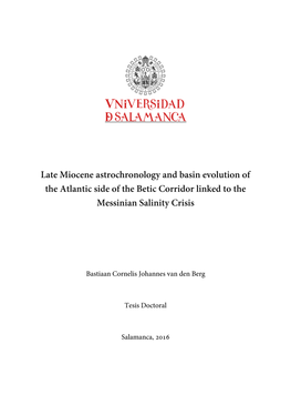 Imprint of Messinian Salinity Crisis Events on the Spanish Atlantic Margin 99