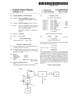 (12) United States Patent (10) Patent No.: US 8,608,938 B2 Wellington Et Al