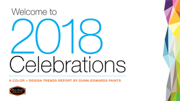 Dunn-Edwards 2018 Color and Design Trends Report