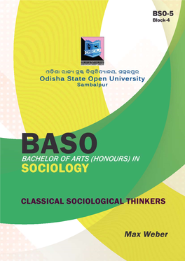Honours) in Sociology (Baso