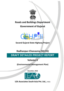 DRAFT DETAILED PROJECT REPORT Volume II (Environmental Management Plan)