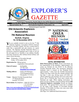 Explorer's Gazette