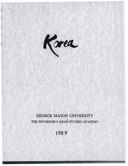 George Mason University the Governor's Asian Studies Academy