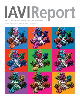 The Publication on AIDS Vaccine Research | VOLUME 22, ISSUE 3 | NOVEMBER 2018 from the EDITOR