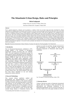 The Situationist Urban Design, Rules and Principles