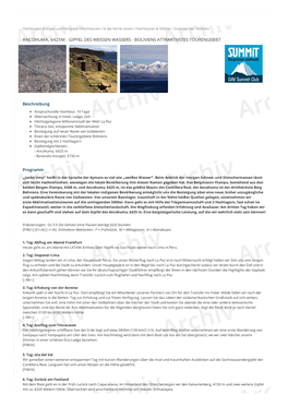 Ancohuma, 6425M - Gipfel Des Weissen Wassers - Boliviens Attraktivstes Tourengebiet