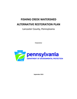 Alternative Restoration Plan for the Fishing Creek Watershed