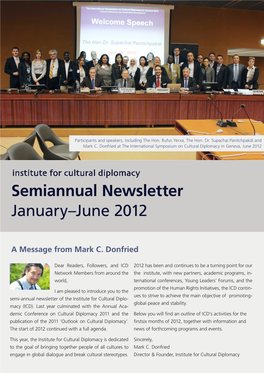 Semiannual Newsletter January–June 2012 1