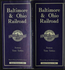& Ohio Railroad