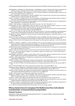 Efficacy of Pheromones for Managing of the Mediterranean Flour Moth