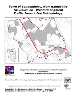 NH Rt. 28 Western Segment Traffic Impact Fee Methodology
