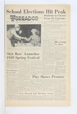 The Toreador 04-07-1959