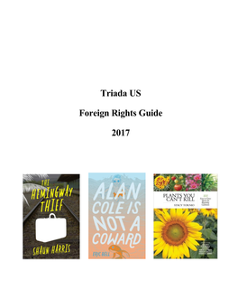 Triada US Foreign Rights Guide 2017