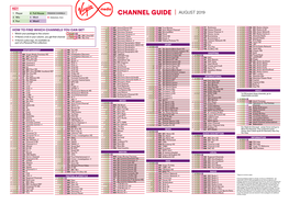 CHANNEL GUIDE AUGUST 2019 2 Mix 5 Mixit + PERSONAL PICK 3 Fun 6 Maxit